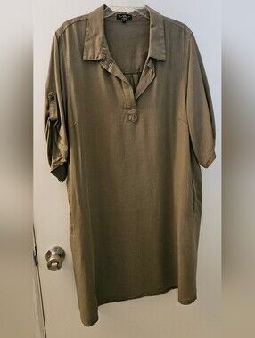 Velvet Heart Collard Shirt Dress